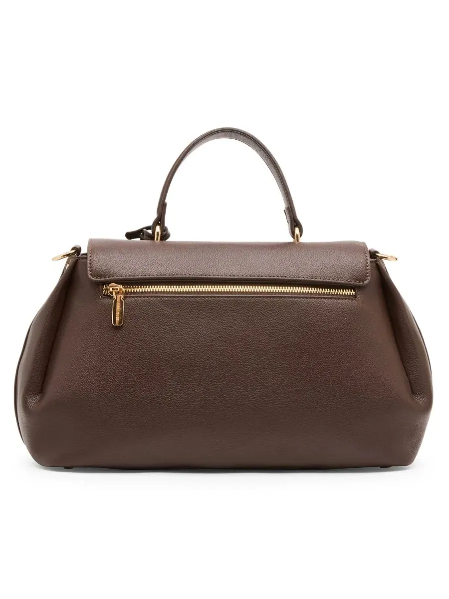 Сумка-шопер East-West Large Satchel Anne Klein — изображение 2 из 11, эспрессо