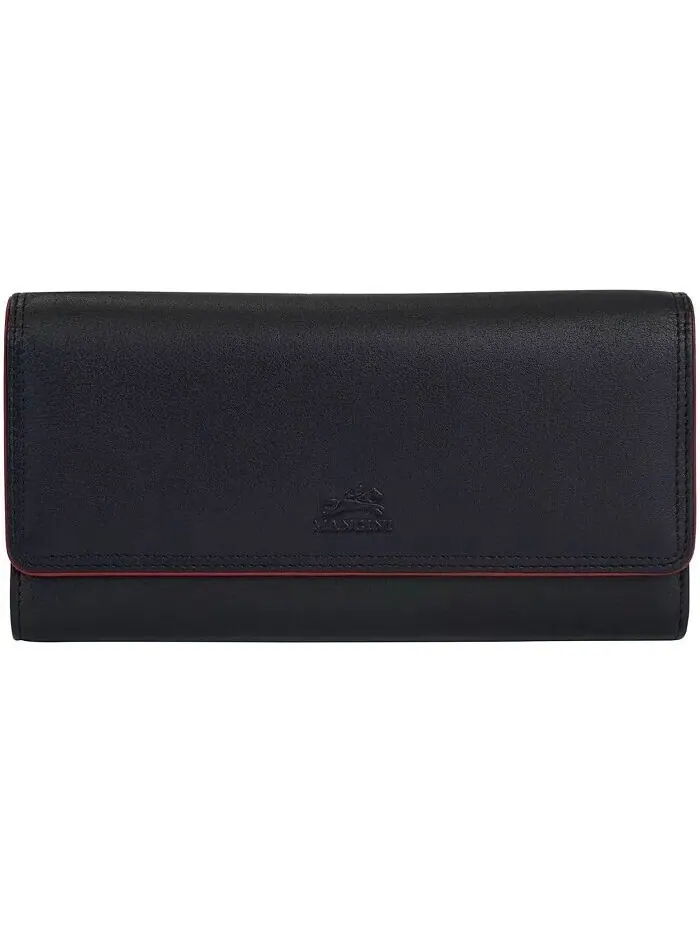 Женский кошелек Sonoma RFID Secure Quad Fold Mancini — красный