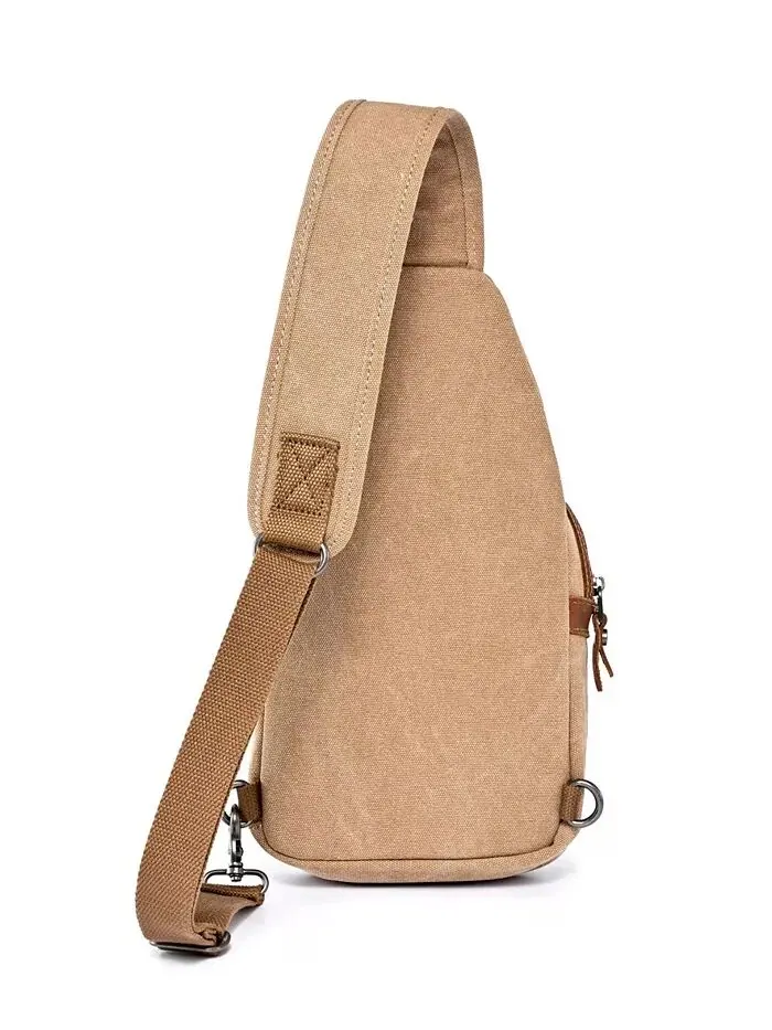 Сумка-слинг Torreya Canvas TSD BRAND — изображение 4 из 10, хаки