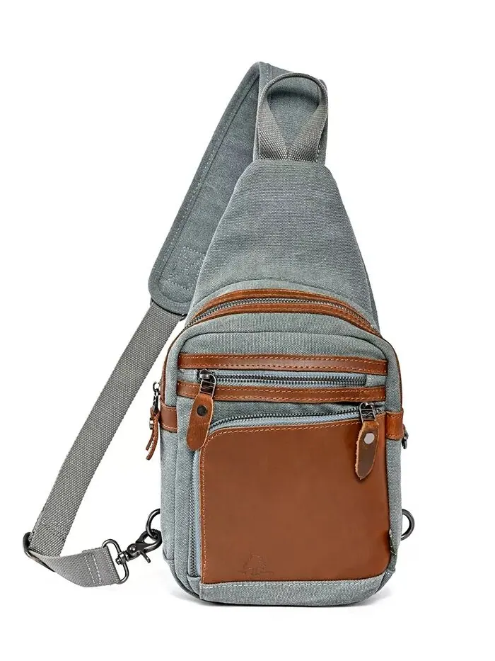Сумка-слинг Torreya Canvas TSD BRAND — синий