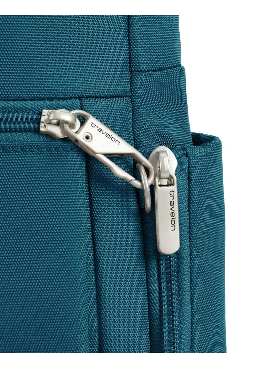 Сумка через плечо с защитой от кражи Chain Link Travelon — изображение 10 из 17, бирюзовый
