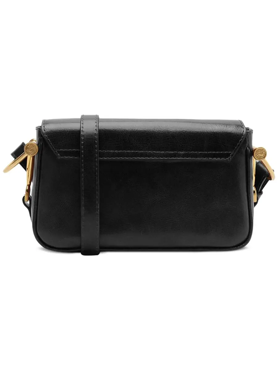 Сумка через плечо Cora Small Leather Crossbody Arezzo — изображение 2 из 4, черный
