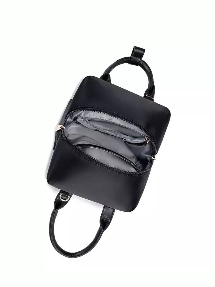 Маленькая сумка-тоут Origami Ultra Satin Crossbody Lux & Nyx — изображение 4 из 10, черный