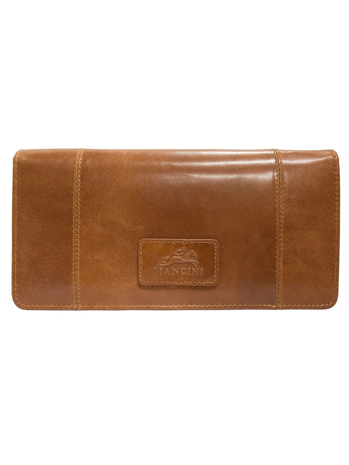 Женский кошелек тройного сложения Casablanca Collection RFID Secure Mancini — изображение 1 из 6, верблюжий