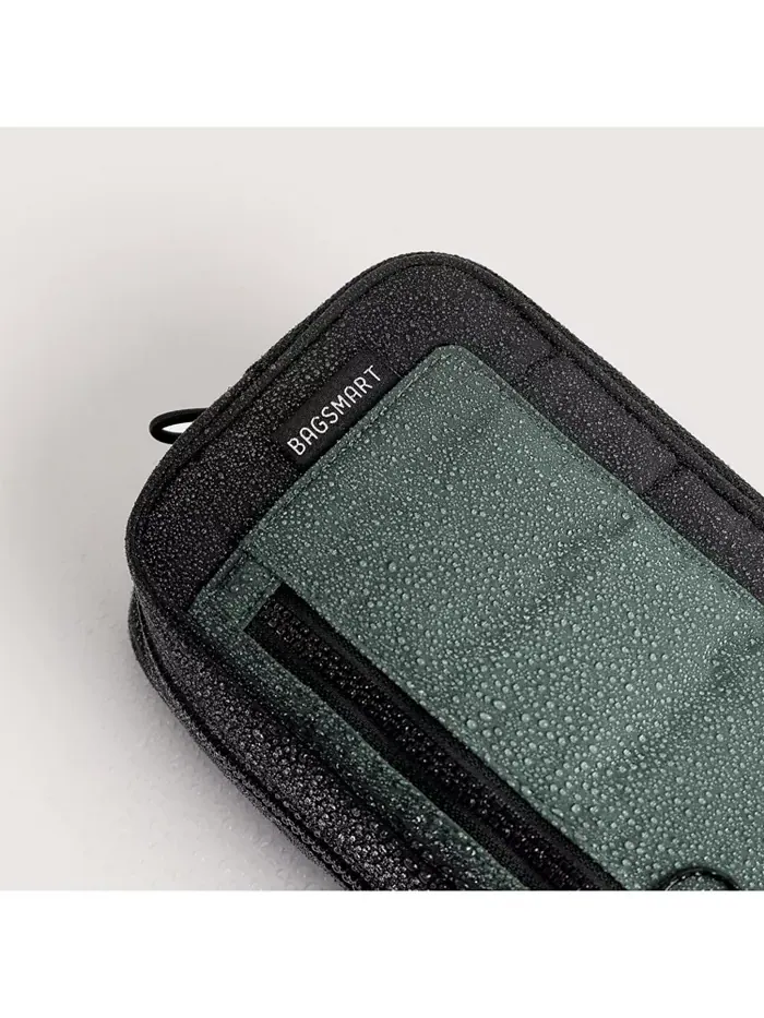 Дорожная сумка Walker 2L Waterproof Dopp Kit Tangerine BAGSMART — изображение 7 из 7, черный