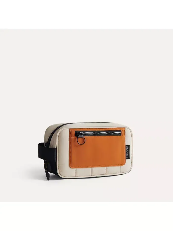 Дорожная сумка Walker 2L Waterproof Dopp Kit Tangerine BAGSMART — изображение 4 из 8, мандариновый
