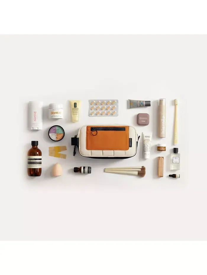 Дорожная сумка Walker 2L Waterproof Dopp Kit Tangerine BAGSMART — изображение 6 из 8, мандариновый