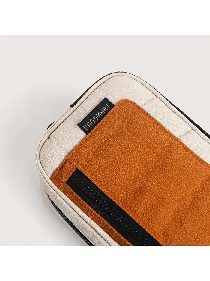 Дорожная сумка Walker 2L Waterproof Dopp Kit Tangerine BAGSMART — изображение 8 из 8, мандариновый