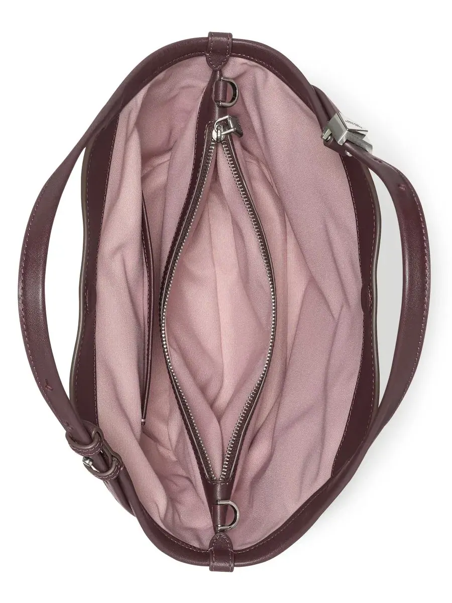 Сумка-тоут из замши Small Tulip Tote kate spade new york — изображение 4 из 6, черничный