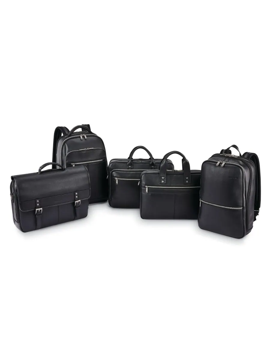 Классический кожаный футляр с верхней загрузкой Samsonite — изображение 6 из 6, черный
