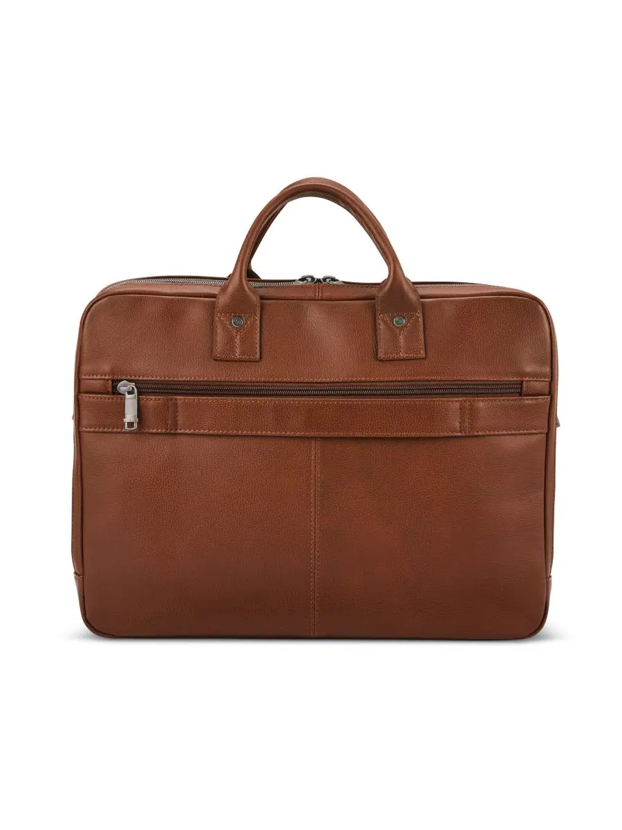 Классический кожаный футляр с верхней загрузкой Samsonite — изображение 4 из 6, коричневый