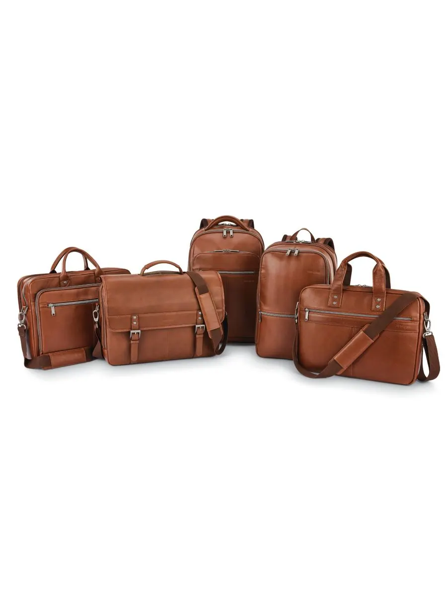 Классический кожаный футляр с верхней загрузкой Samsonite — изображение 6 из 6, коричневый