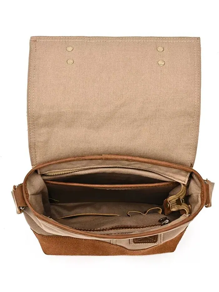 Сумка через плечо Valley Oak Canvas TSD BRAND — изображение 2 из 10, хаки