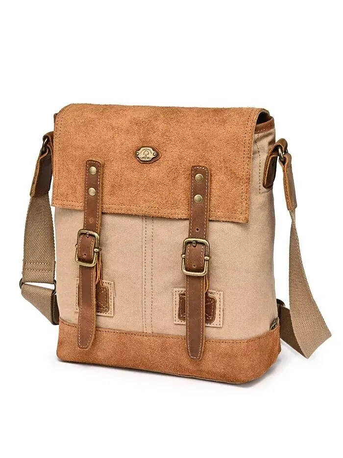 Сумка через плечо Valley Oak Canvas TSD BRAND — изображение 6 из 10, хаки