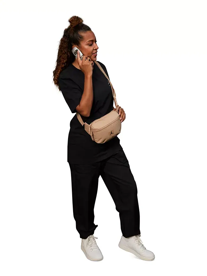 Мужская кросс-боди сумка с логотипом из ткани Cordura Jordan — 6