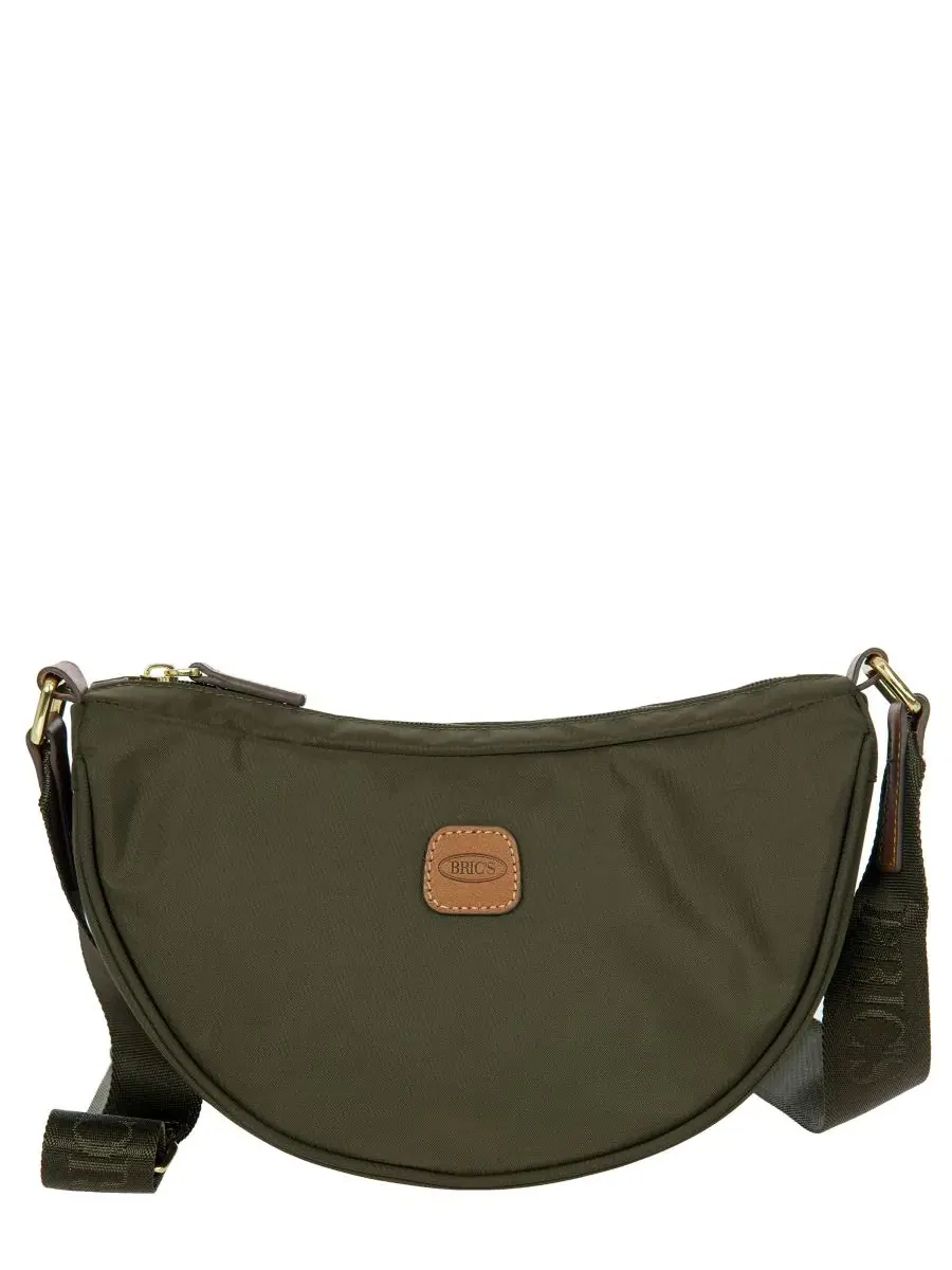 Сумка-мессенджер X-Travel 11" Mini Halfmoon Bag Bric's — зеленый
