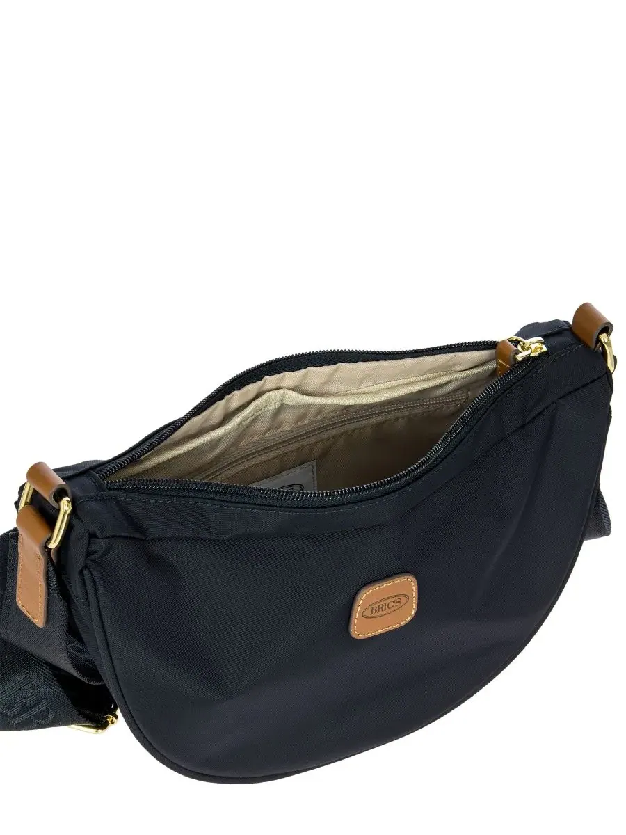 Сумка-полумесяц мини X-Travel 11" Halfmoon Bag Bric's — изображение 5 из 5, темно-синий