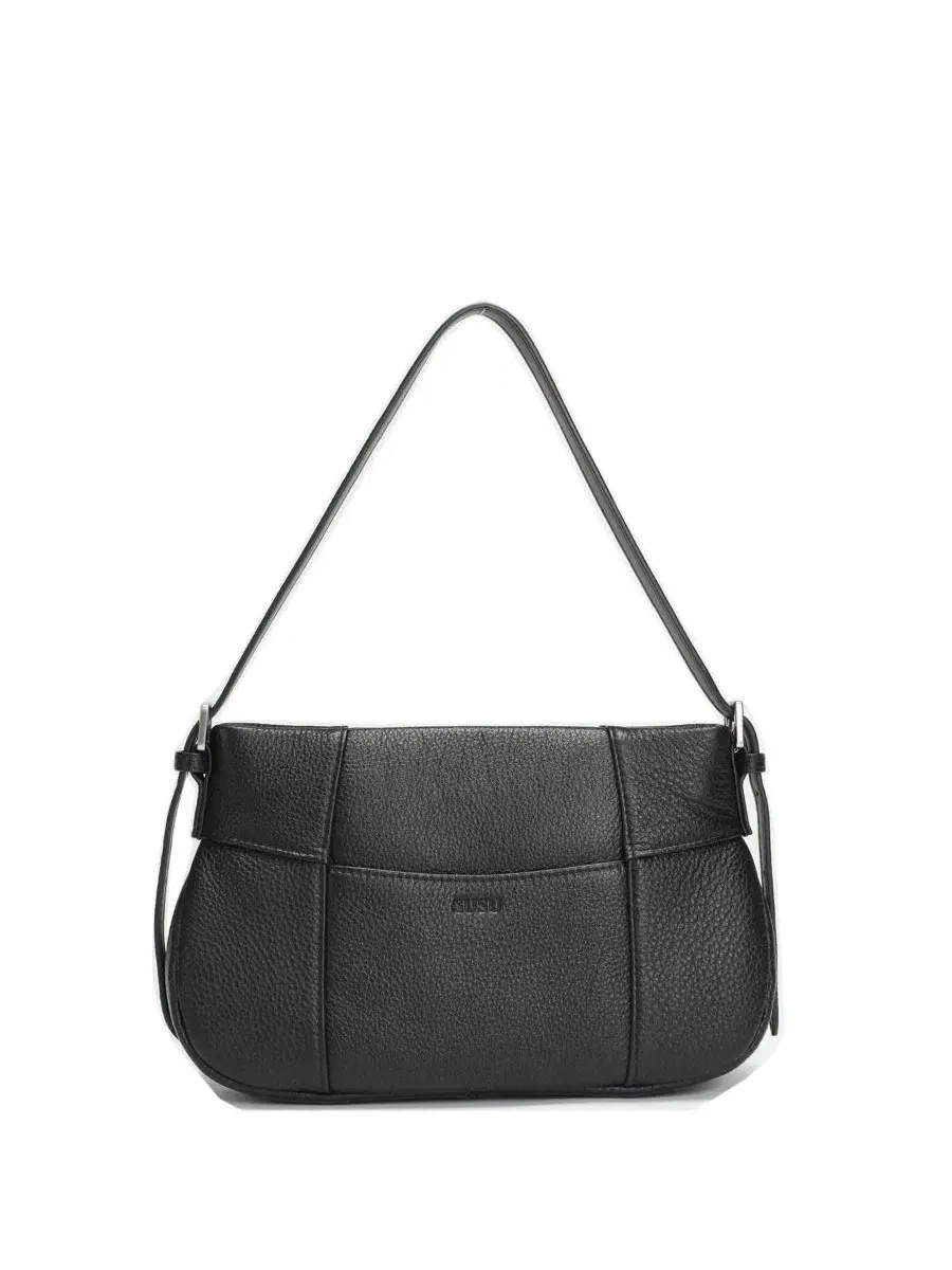 Сумка-шопер из кожи Muse Pebble Leather, Slim, East-West SUSU — изображение 1 из 8, черный/черный/черный