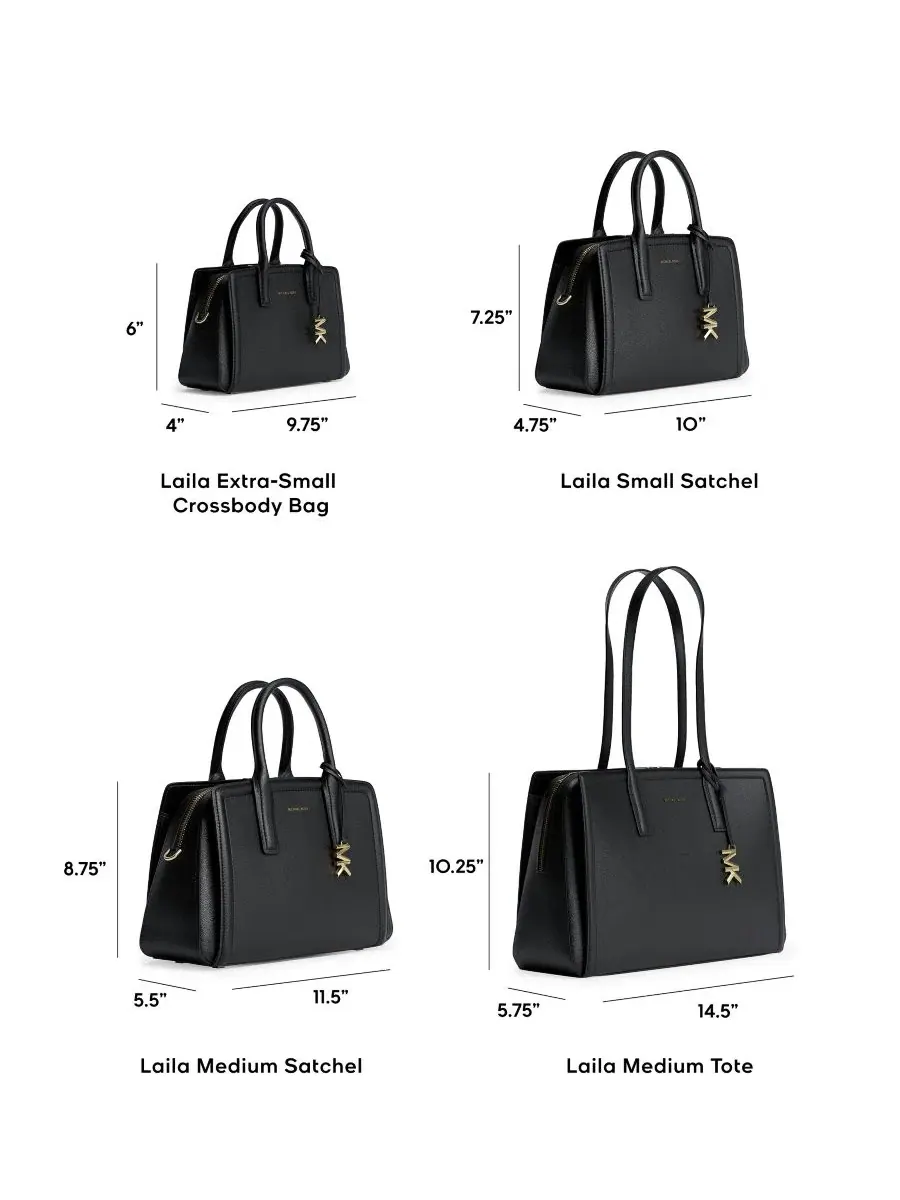 Сумка малая Michael Kors Laila Signature Logo Vanilla Acorn, ванильный/ореховый — изображение 4 из 4, ваниль/орех