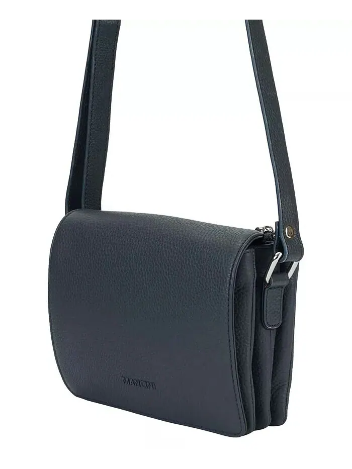 Сумка через плечо Connie из галечной кожи Mancini — изображение 6 из 8, черный