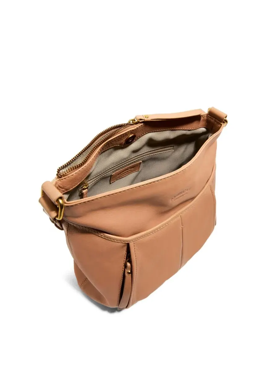 Сумка через плечо Lennie Double Entry American Leather Co. — изображение 2 из 3, коричневый