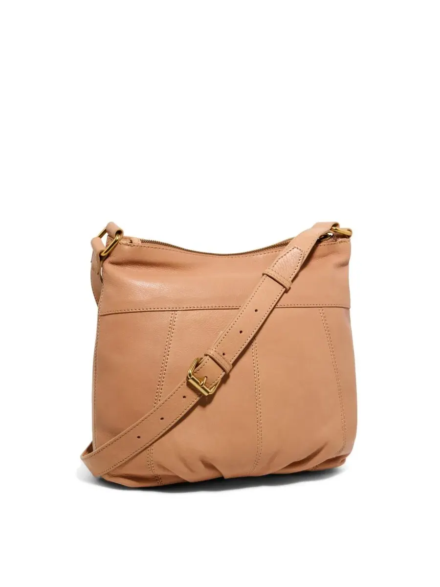 Сумка через плечо Lennie Double Entry American Leather Co. — изображение 3 из 3, коричневый