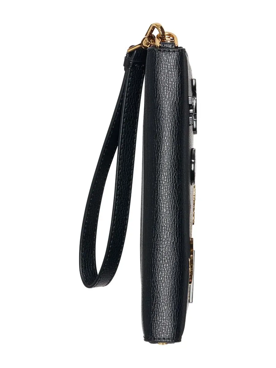 Кошелек Jacqueline Zip Around Karl Lagerfeld Paris — изображение 5 из 5, черный/золотистый
