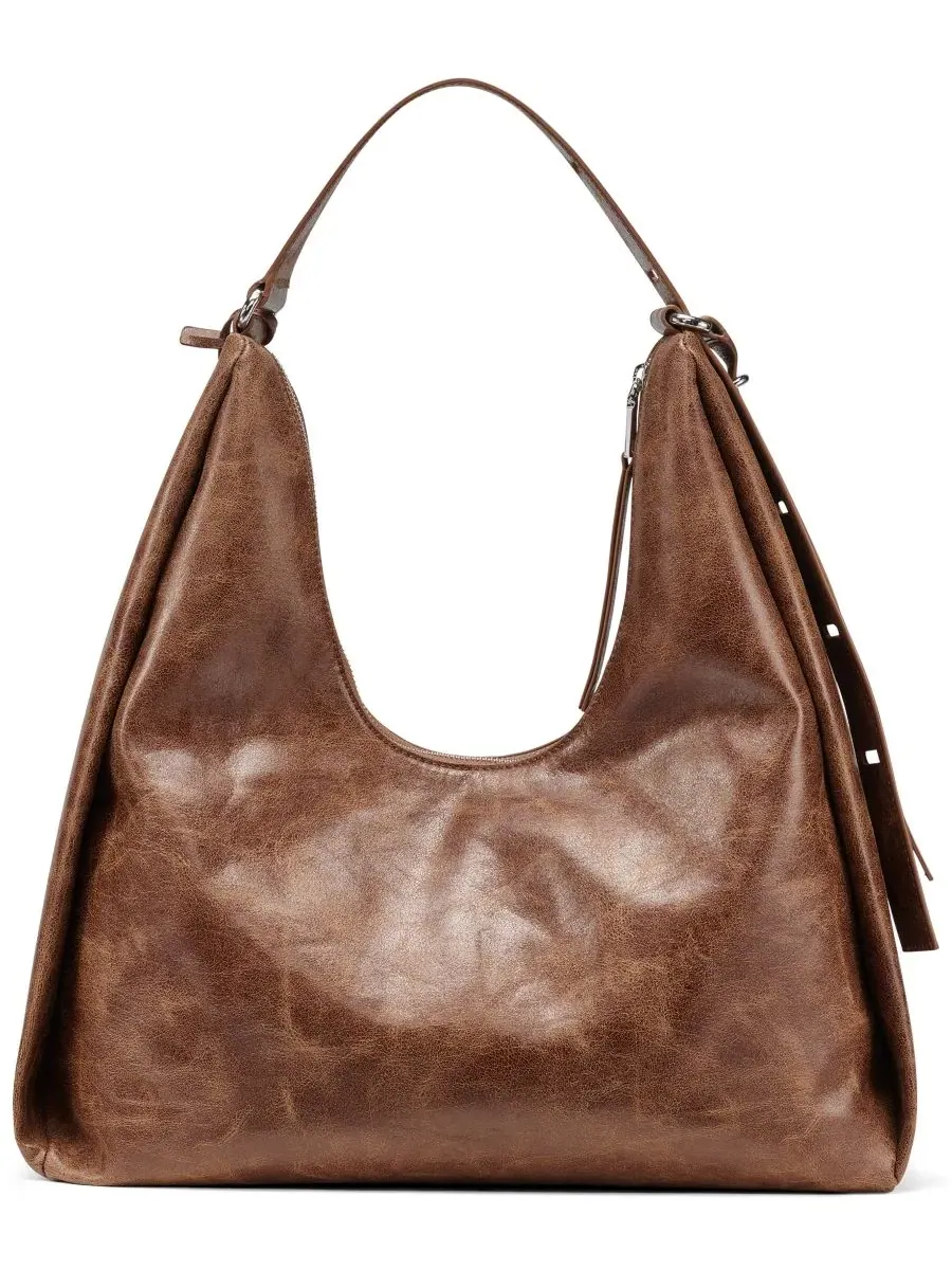Сумка-хобо Elicia Small DKNY — изображение 2 из 4, ореховый