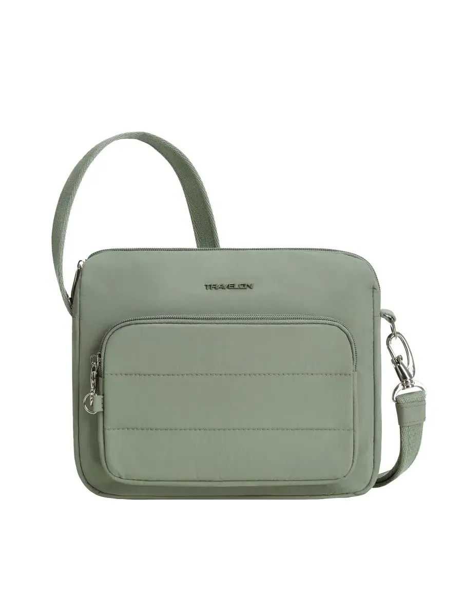 Противоугонная сумка Roam East/West Crossbody Travelon, моховый — 1