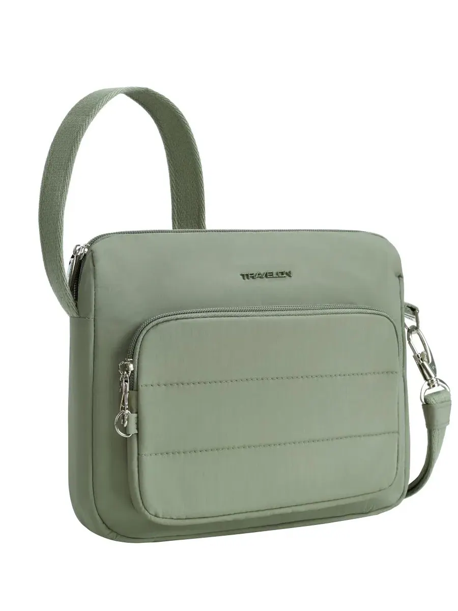 Противоугонная сумка Roam East/West Crossbody Travelon, моховый — 3