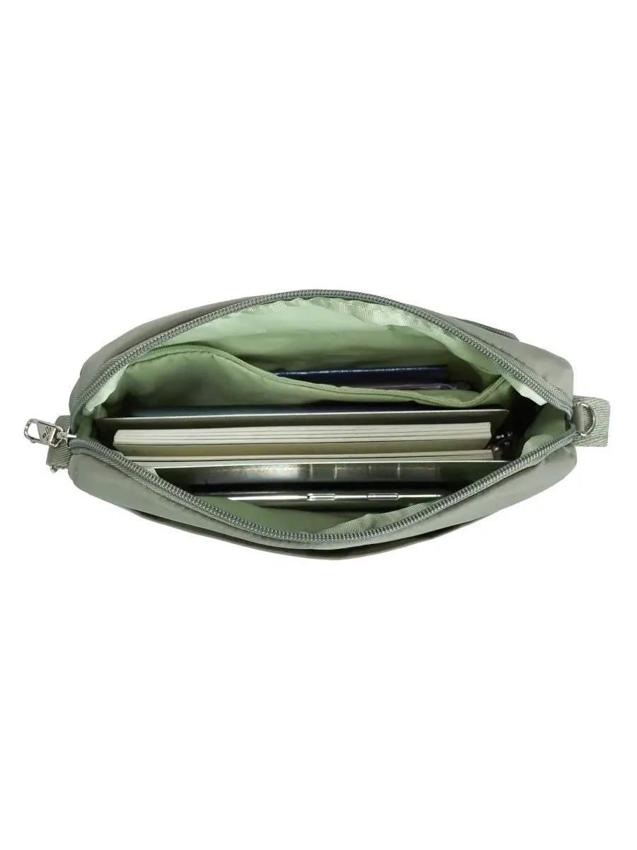 Противоугонная сумка Roam East/West Crossbody Travelon, моховый — 5