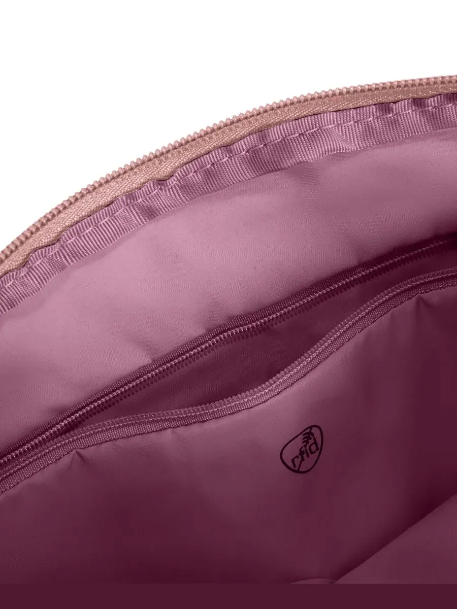 Противоугонная сумка Roam East/West Crossbody Travelon — изображение 11 из 11, розовый