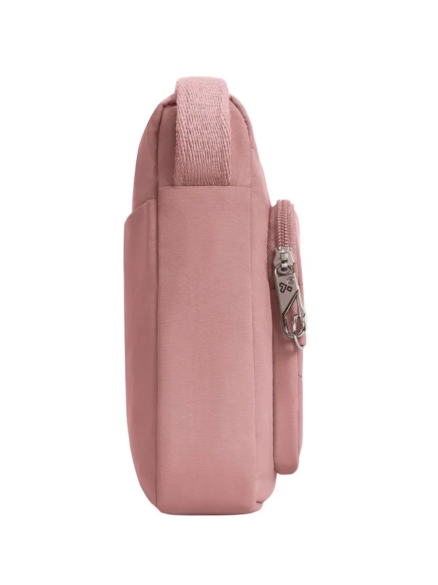 Противоугонная сумка Roam East/West Crossbody Travelon — изображение 5 из 11, розовый