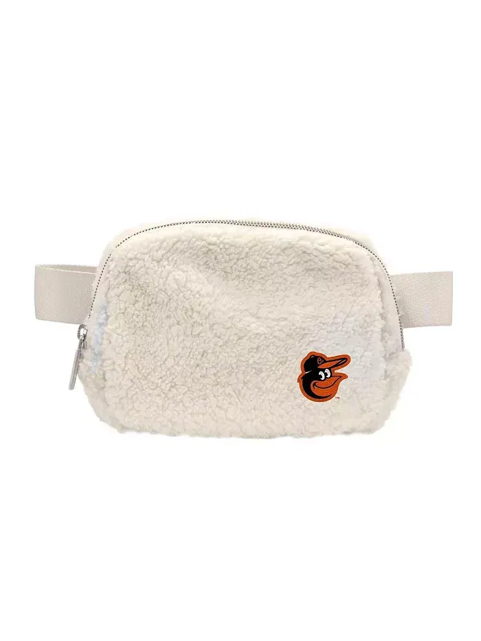 Мужская и женская поясная сумка Baltimore Orioles из шерпи Logo Brands — 1