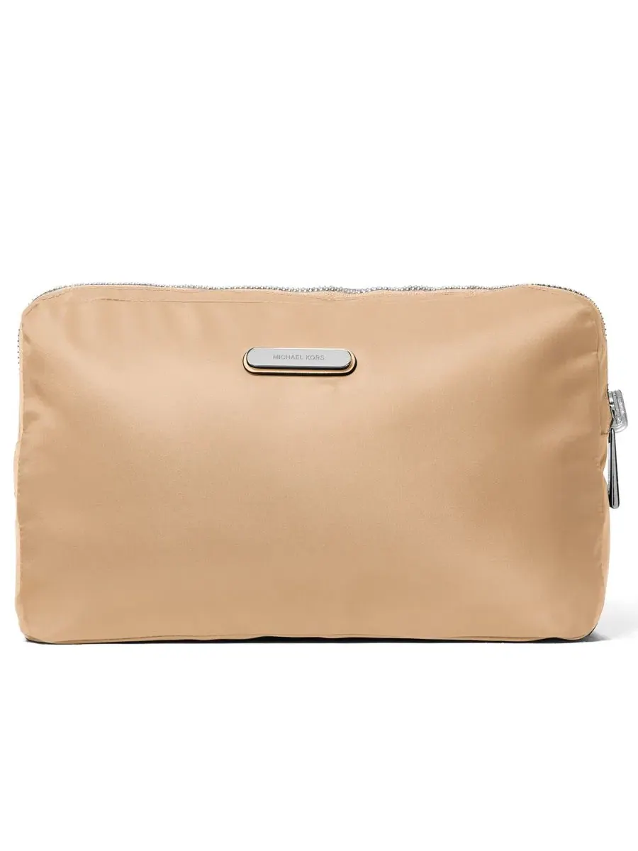 Сумка женская шоппер 100% полиэстер Michael Kors Tanner Large Reversible Packable Tote, ореховый — изображение 4 из 4