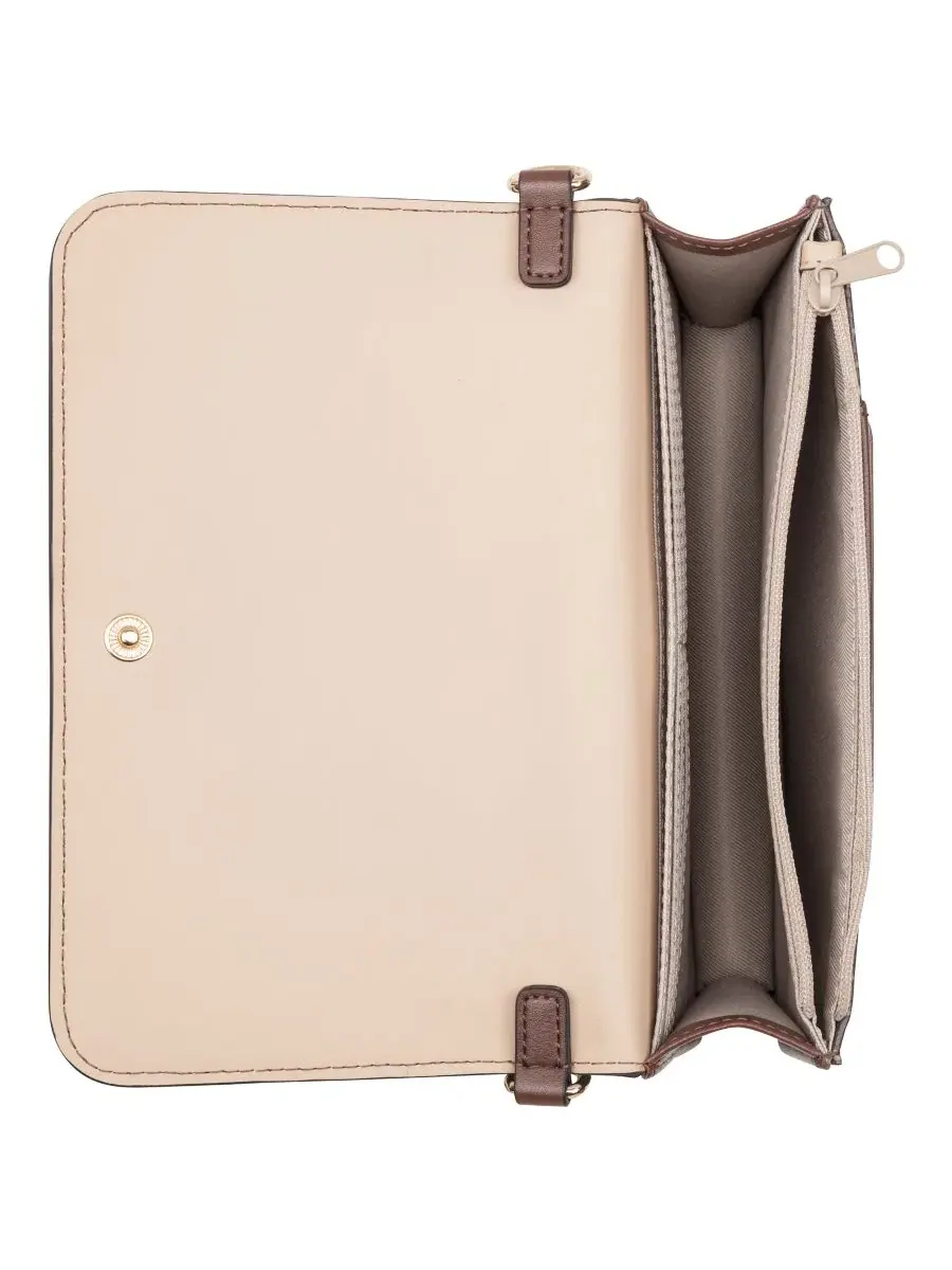 Кошелек-кроссбоди Luela Phone Small Wallet Crossbody Nine West — изображение 4 из 5, темный коричневый
