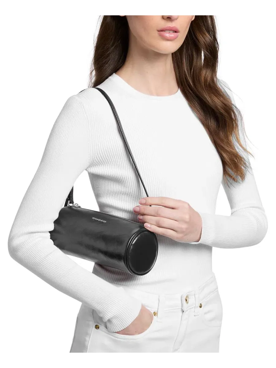 Сумка малая Michael Kors Izzy Barrel Pouchette — изображение 2 из 4, черный