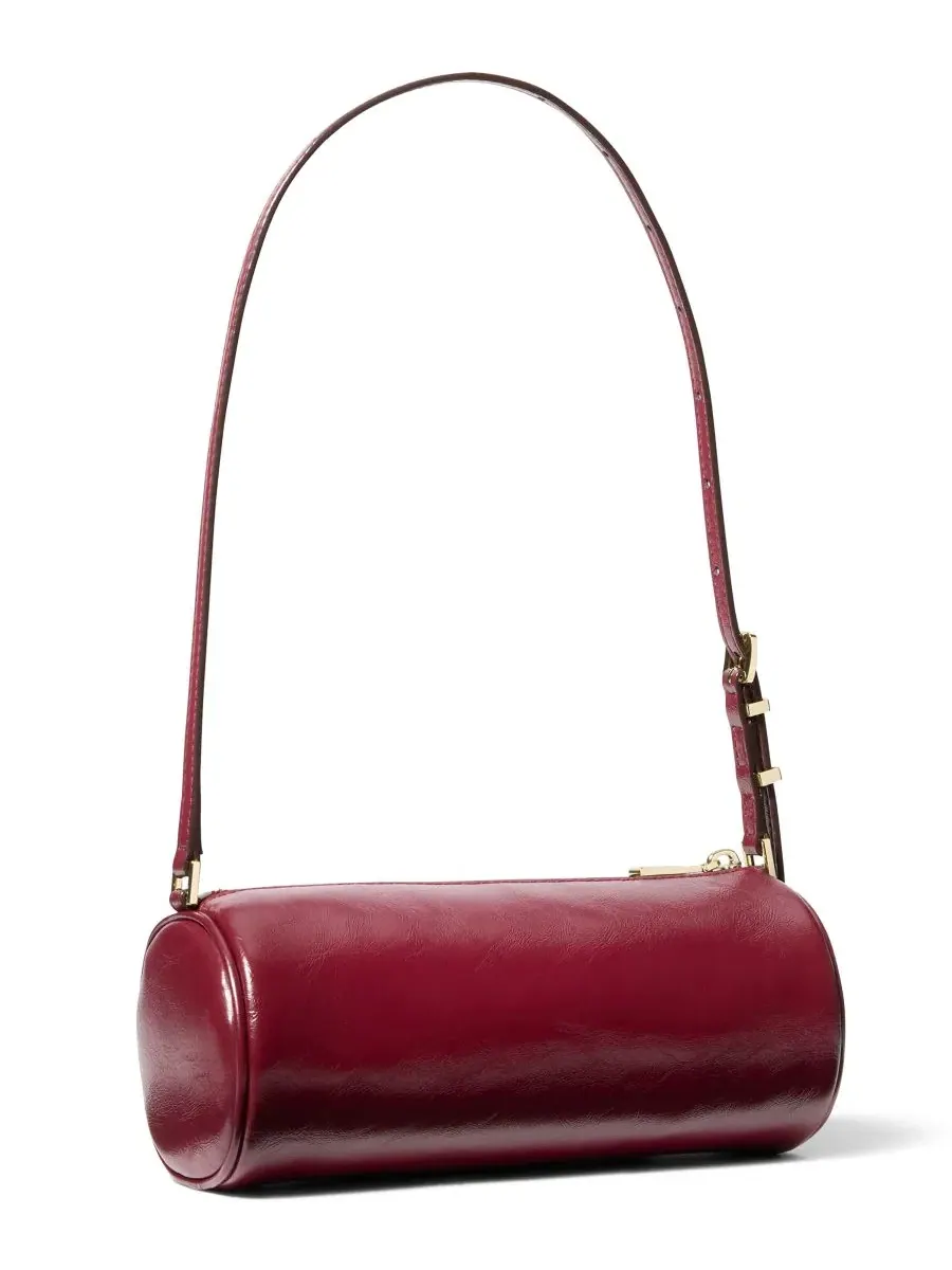 Сумка малая Michael Kors Izzy Barrel Pouchette — изображение 3 из 4, глубокий красный