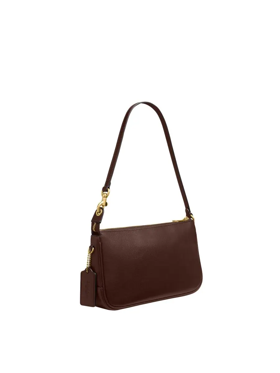 Компактная кожаная сумка через плечо COACH Plaza — 6