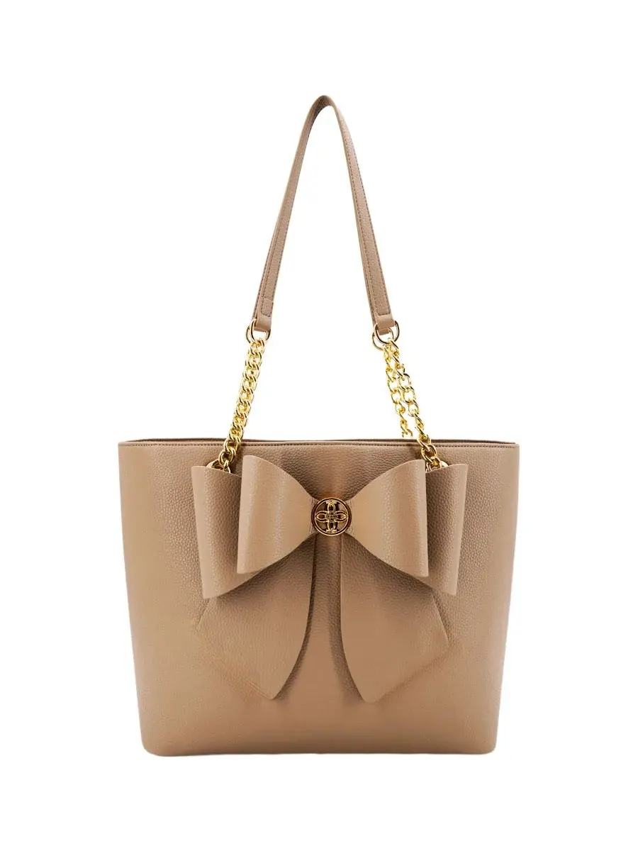 Сумка-тоут Everyday Rebel Bow Extra-Large LIKE DREAMS — изображение 1 из 5, тауп