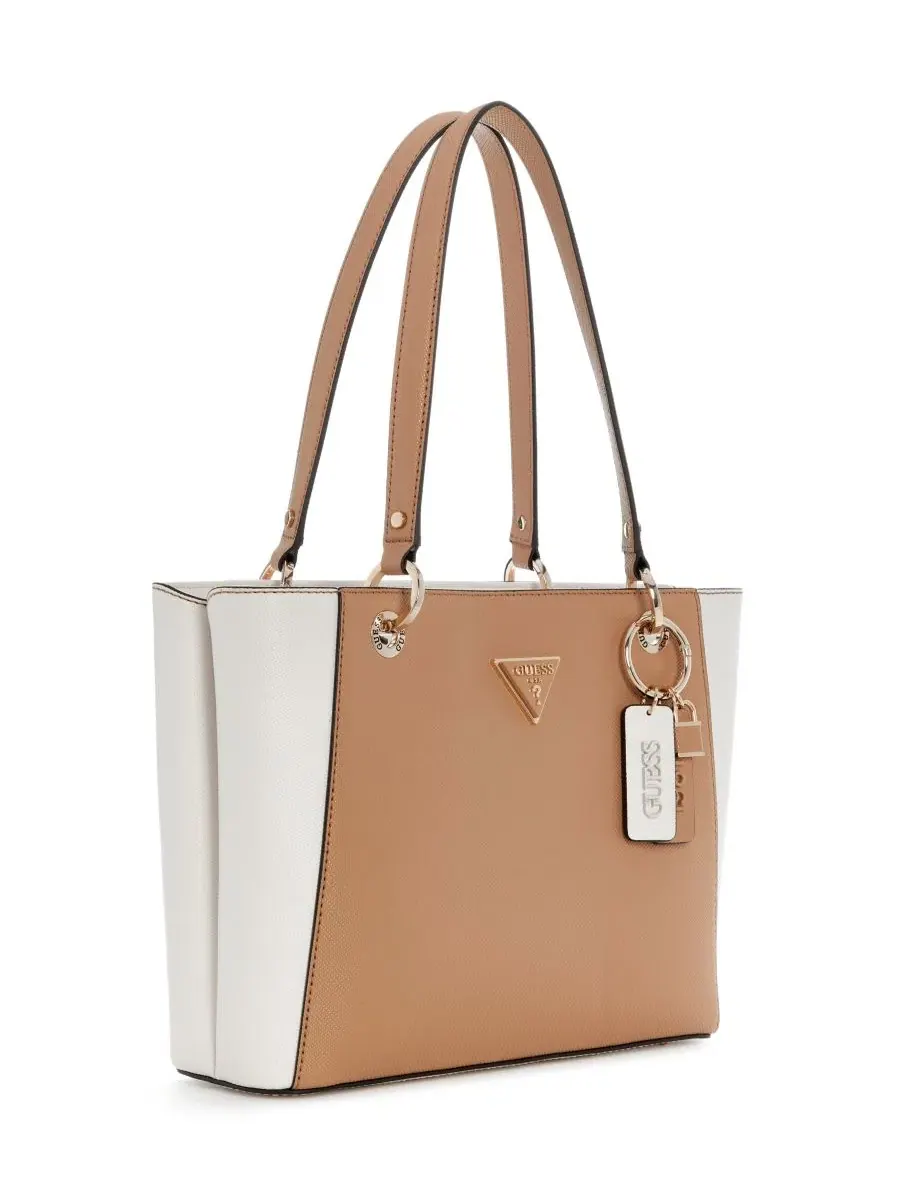 Сумка-шопер Noelle Large Tote Handbag GUESS — изображение 3 из 4, белый/бежевый