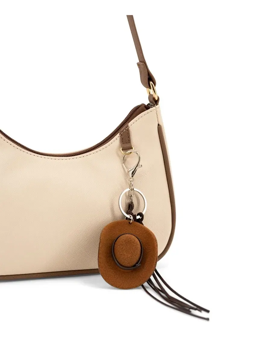 Сумка через плечо Skye Cowboy Small Shoulder Handbag LIKE DREAMS — изображение 5 из 5, бежевый/коричневый
