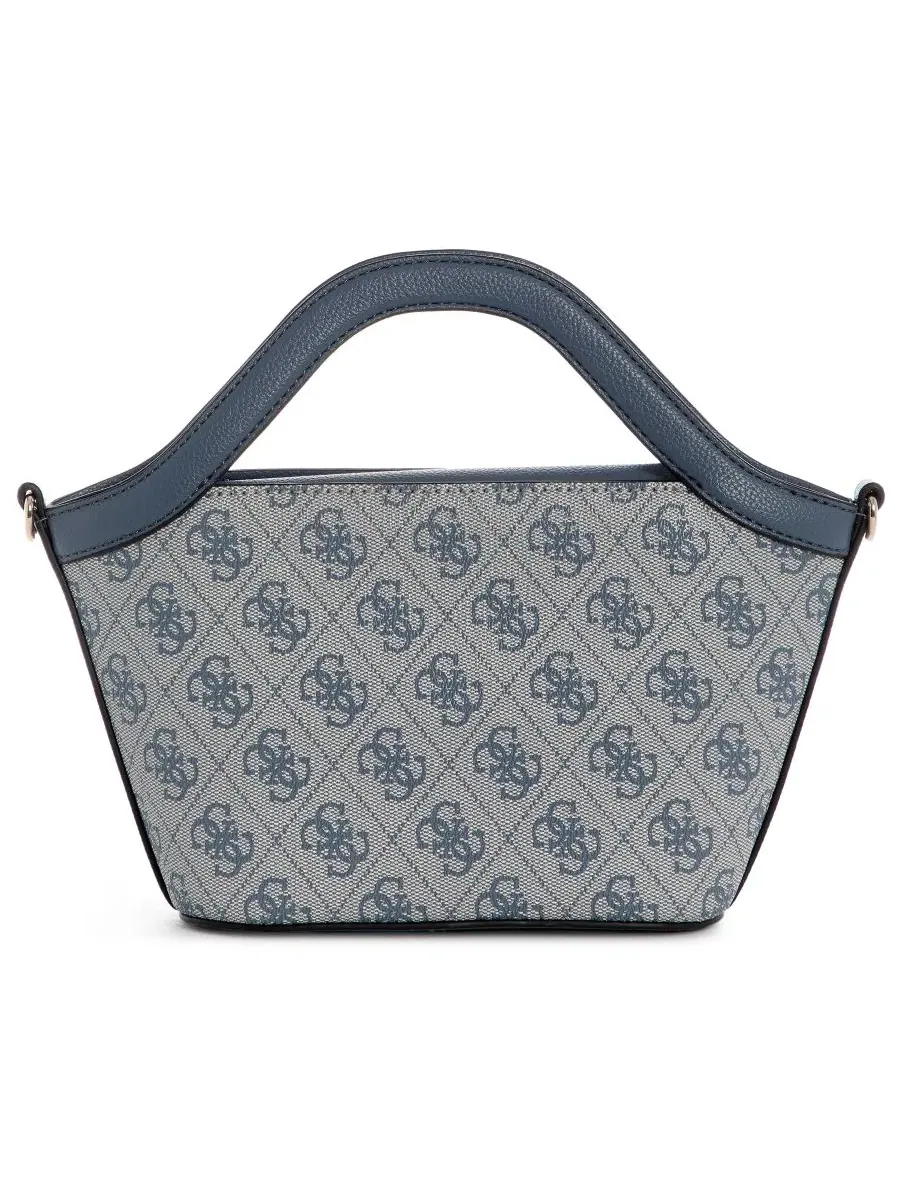 Сумка-тоут Lindsey Small с ручками GUESS — изображение 2 из 5, синий