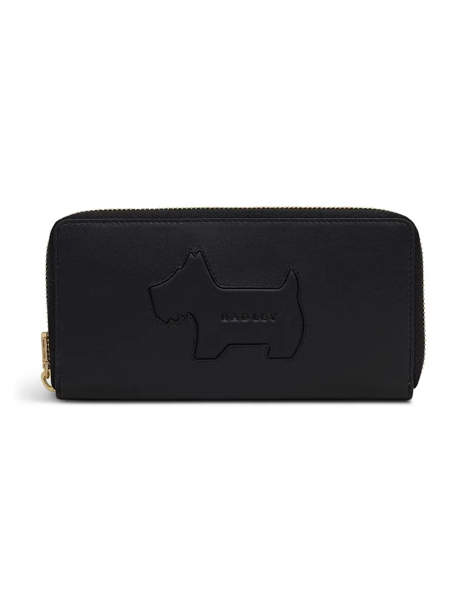 Большой кошелек Hadley Lane на молнии Radley London — черный