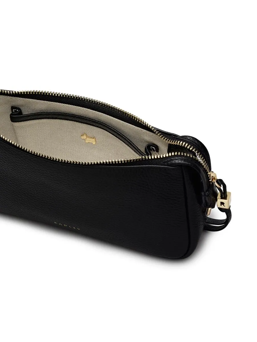 Маленькая сумка через плечо Carlton Close из зернистой кожи Radley London — изображение 3 из 3, черный