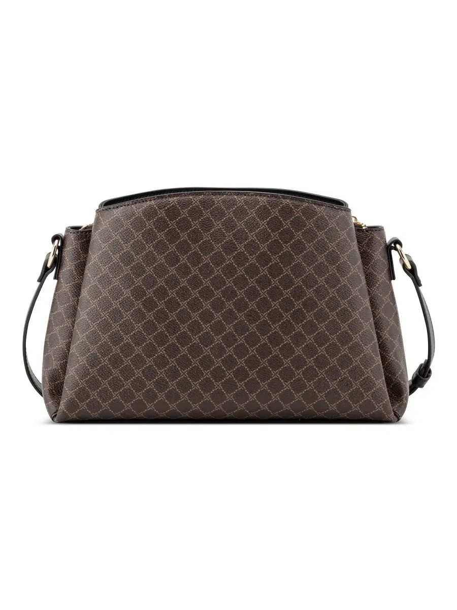 Небольшая сумка-кроссбоди Luela Small Crossbody Handbag Nine West — изображение 2 из 4, коричневый/черный