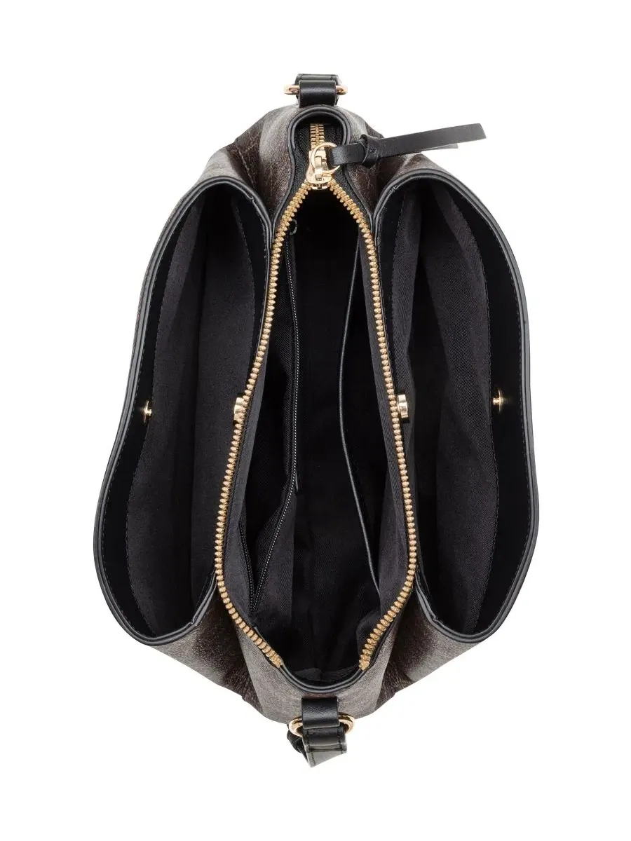 Небольшая сумка-кроссбоди Luela Small Crossbody Handbag Nine West — изображение 4 из 4, коричневый/черный
