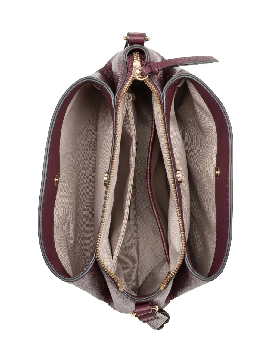 Небольшая кросс-боди сумка с тройным отделением, модель Luela Small Crossbody Handbag Nine West — изображение 4 из 4