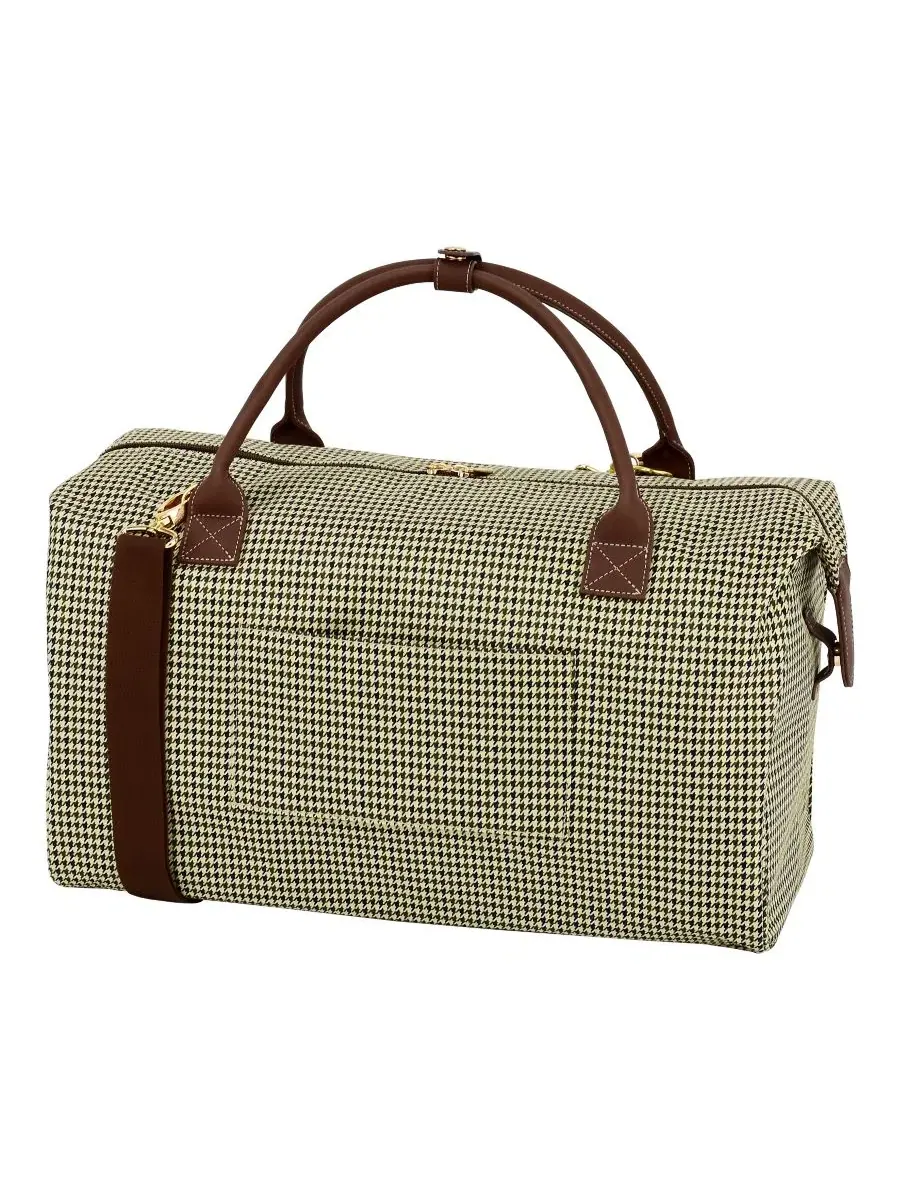 Дорожная сумка 51 см с принтом Houndstooth Cambridge London Fog — изображение 6 из 7, черный белый