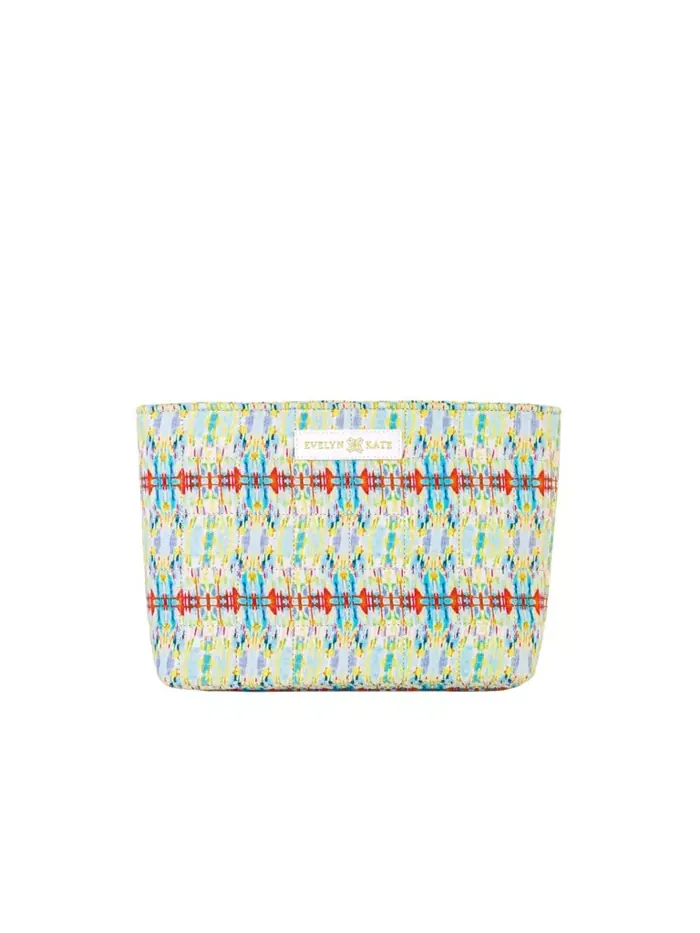 Сумка Patterned Quilted Pouch EVELYN & KATE — красный